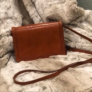 Brahmin Leather Crossbody Accordion Purse